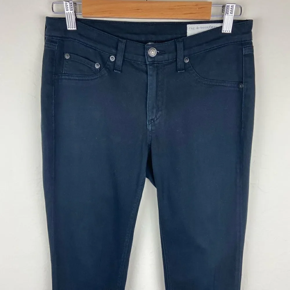 Rag & Bone Legging Skinny Jeans - Black Plush